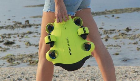 Подводный дрон Fifish V6 + Очки VR от магазина Futumag